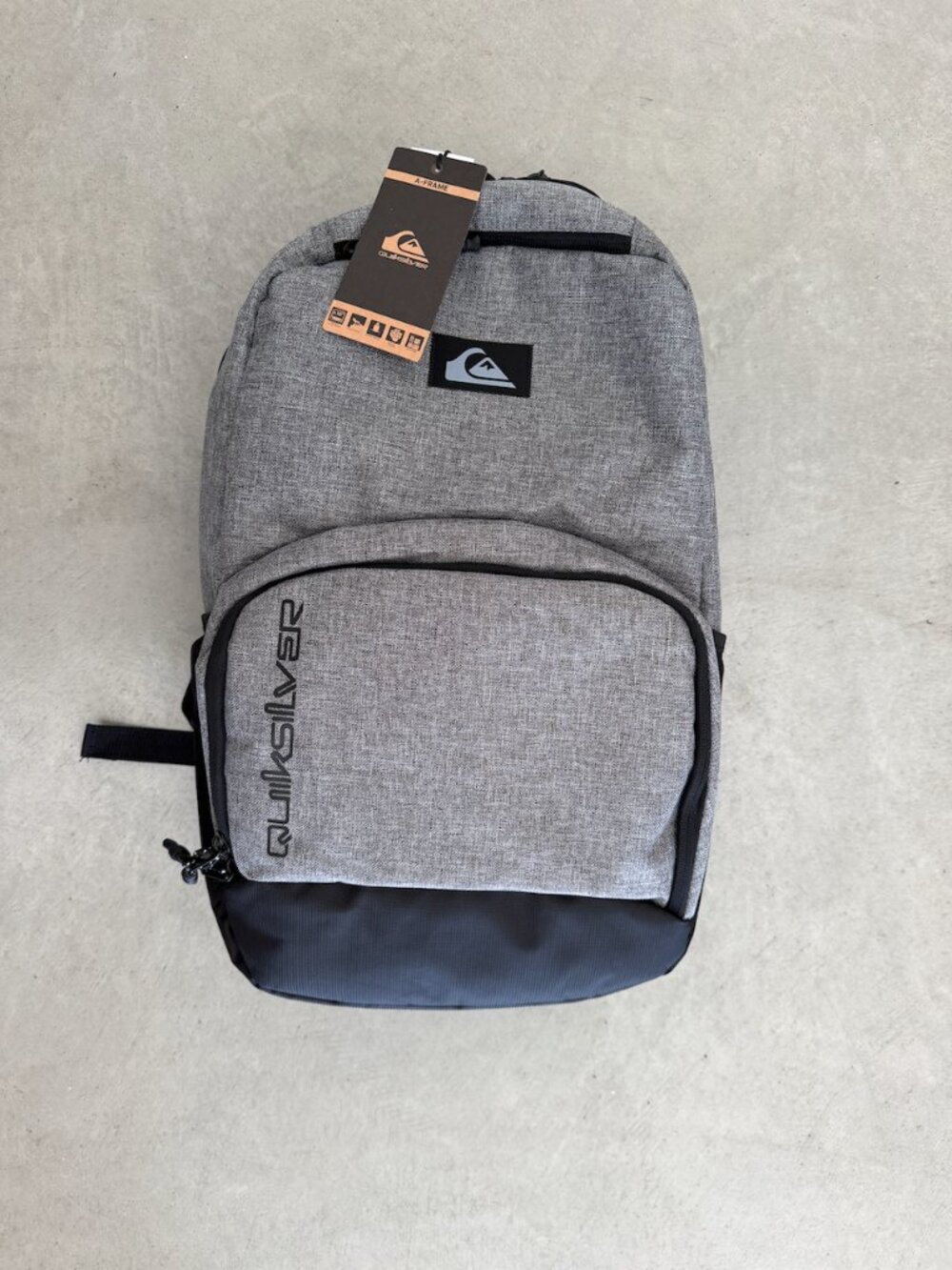 Quiksilver Aframe Backpack NWT | Heather Grey | $45 Retail